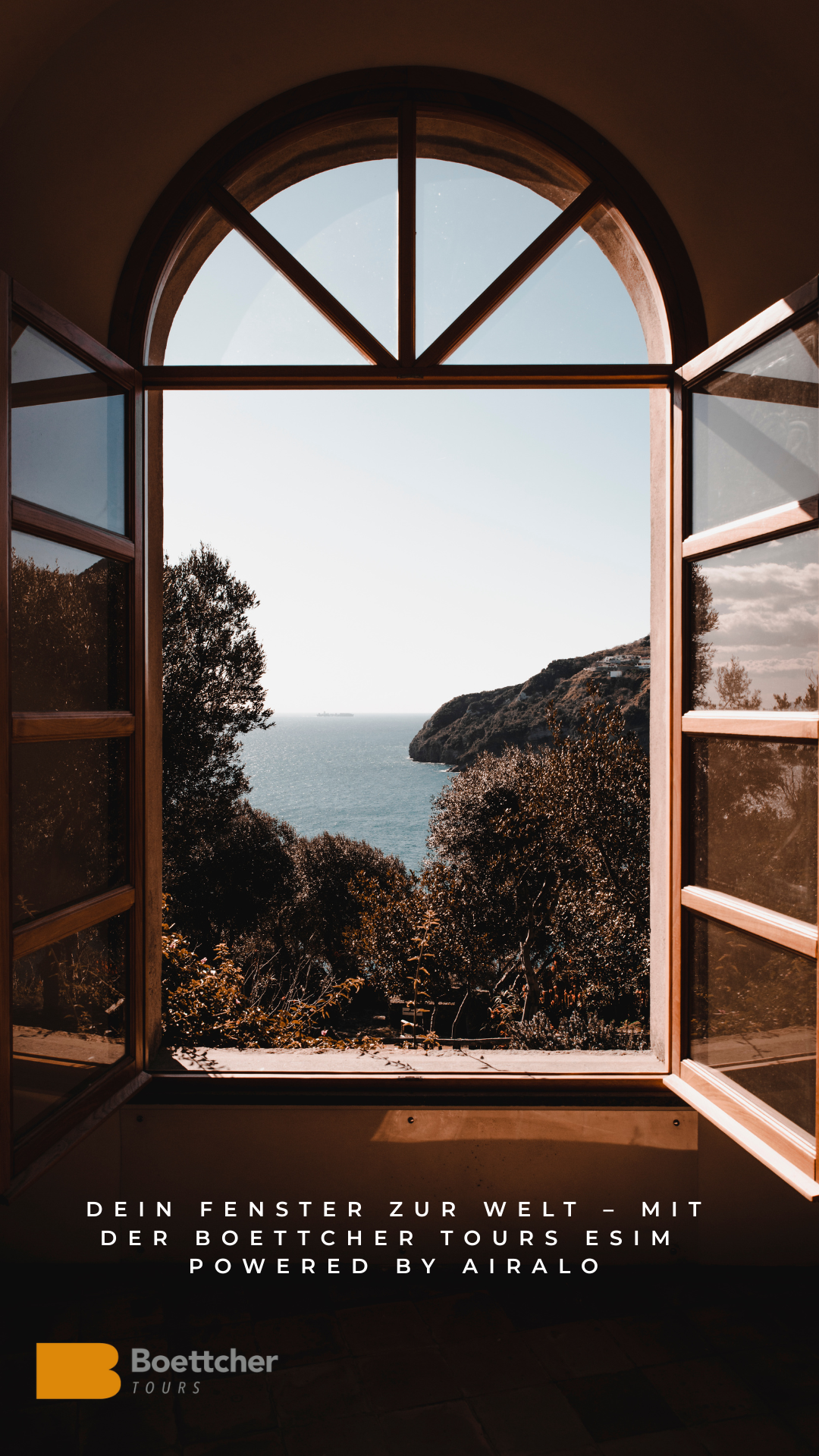 Dein Fenster zur Welt – Boettcher Tours eSIM powered by Airalo